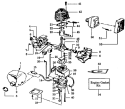 Page E Diagram and Parts List for YP120A  Weed Eater Trimmer